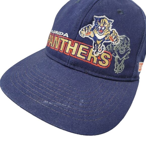 CCM NHL Florida Panthers Snapback Cap Hat 100% Cotton - Picture 2 of 8